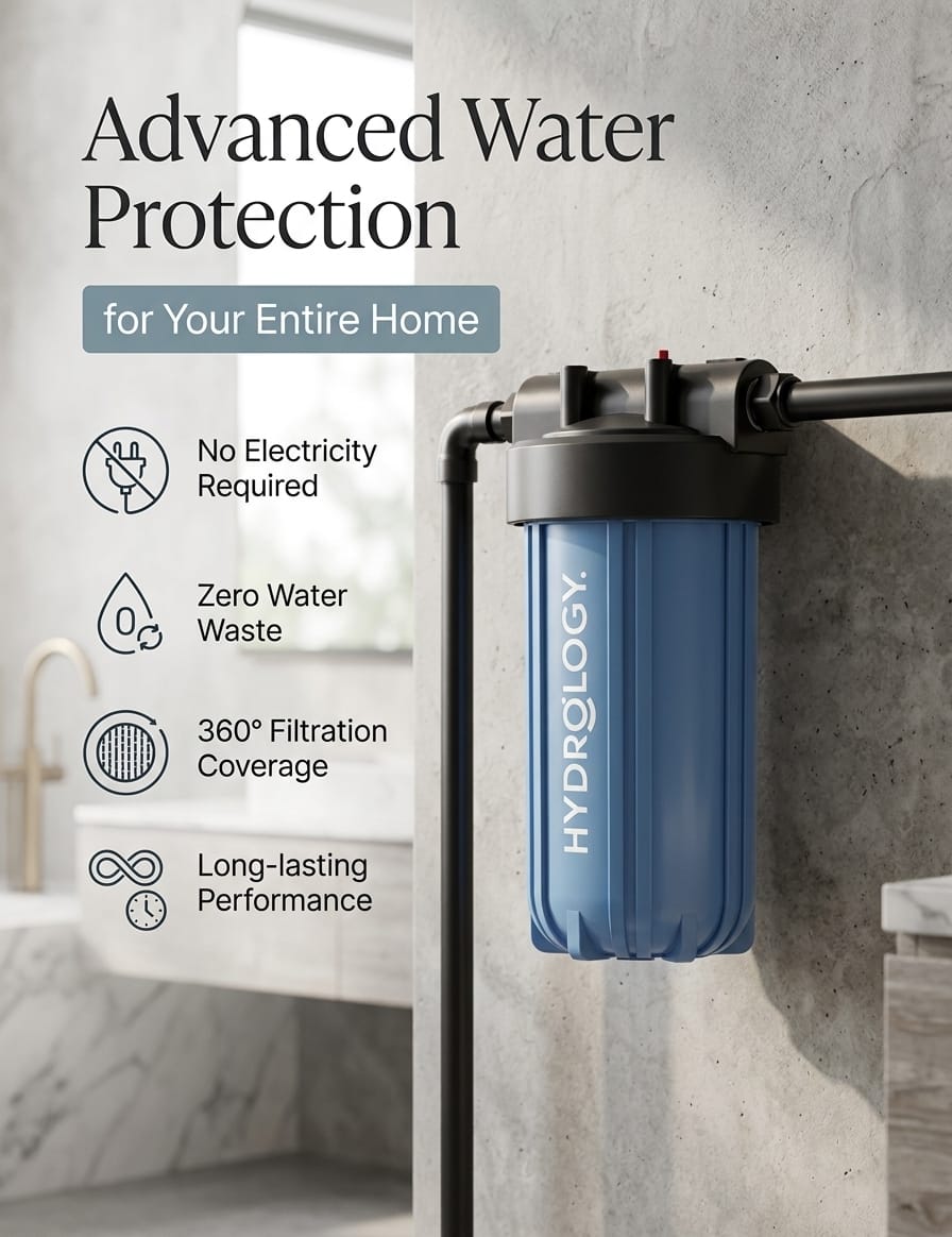 MainLine Softener| 1 Bath + Kitchen| 10 inch | 1 stage